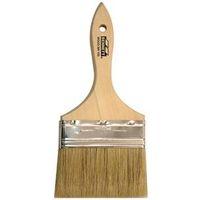 Bennett WOOD BR 100 Paint Brush, White, Wood Handle, 4 in W